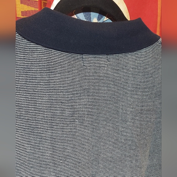 Simply Southern Gray and Navy Short Sleeve Polo - Picture 6 of 7